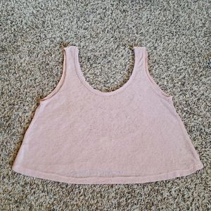 LA Hearts Cute Pink Crop top Size Small